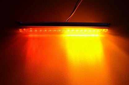 Feu arrière LED chromé – 3 fonctions, 10–30 V, 260×45×20 mm