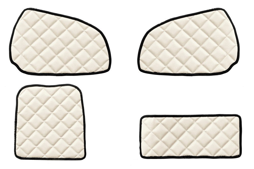 Door Panel Mats in Eco Leather – suitable for Scania R Series 2010–2016, Beige