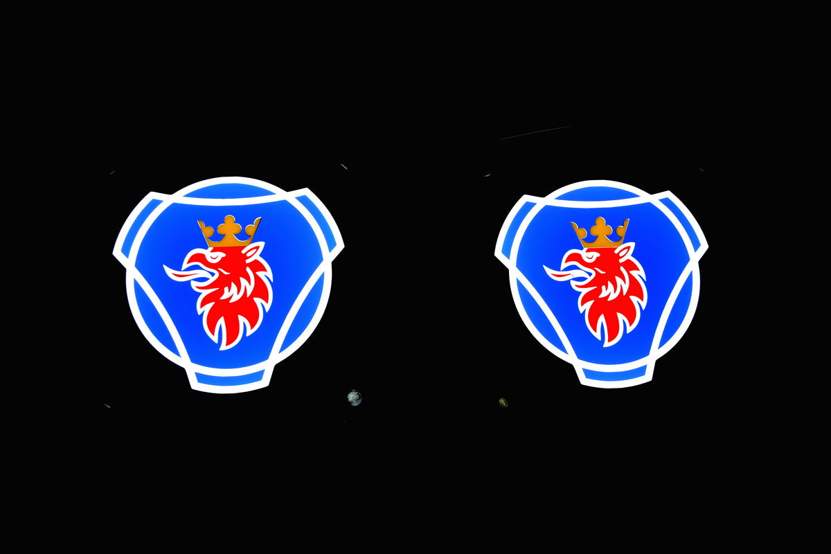 3D Black Interior Windshield Signs Suitable for Scania – Blue Griffin Design