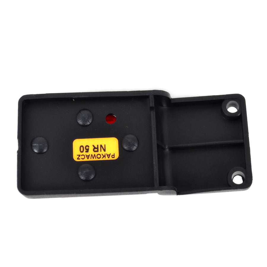 Petit feu rectangulaire latéral rouge suspendu, 12/24 V, 104 x 36 x 23 mm, entraxe de fixation 33 mm