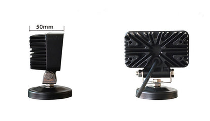 Projecteur de travail LED en aluminium, 18 W, 6 diodes haute intensité