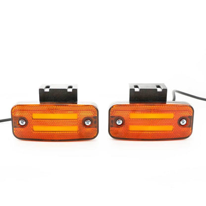 Feu de position latéral à LED néon – jaune, 2 bandes, suspension, adapté pour Krone