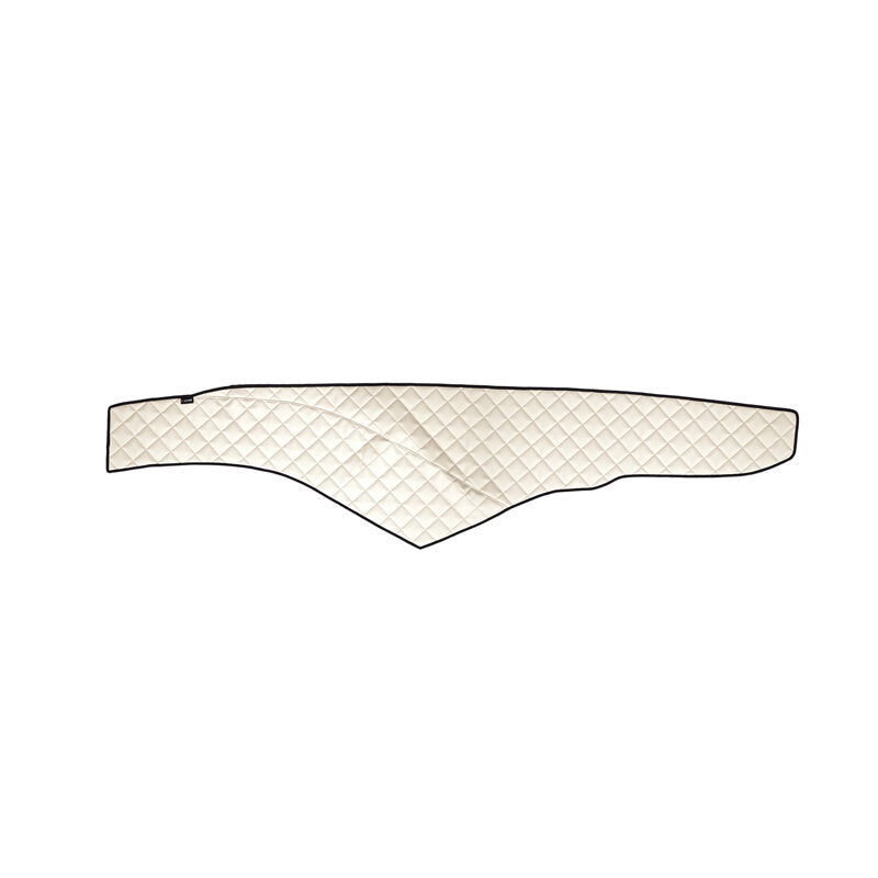 Tapis de tableau de bord – cuir synthétique (éco-cuir), beige, adapté pour Mercedes Actros MP4 (à partir de 2011), cabine 250 cm de large