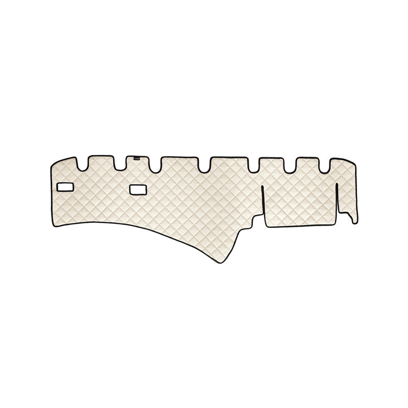 Стелка за арматурно табло – изкуствена кожа (еко кожа), бежова, подходяща за Scania R 2009–2016