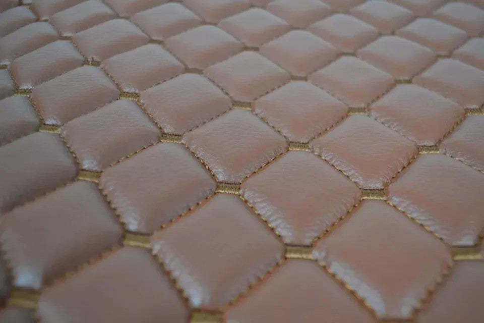 Καφέ πατάκια δαπέδου από τεχνητό δέρμα (eco leather) – κατάλληλο για MAN TGX (από 03.2021), χωρίς ADR floor brake