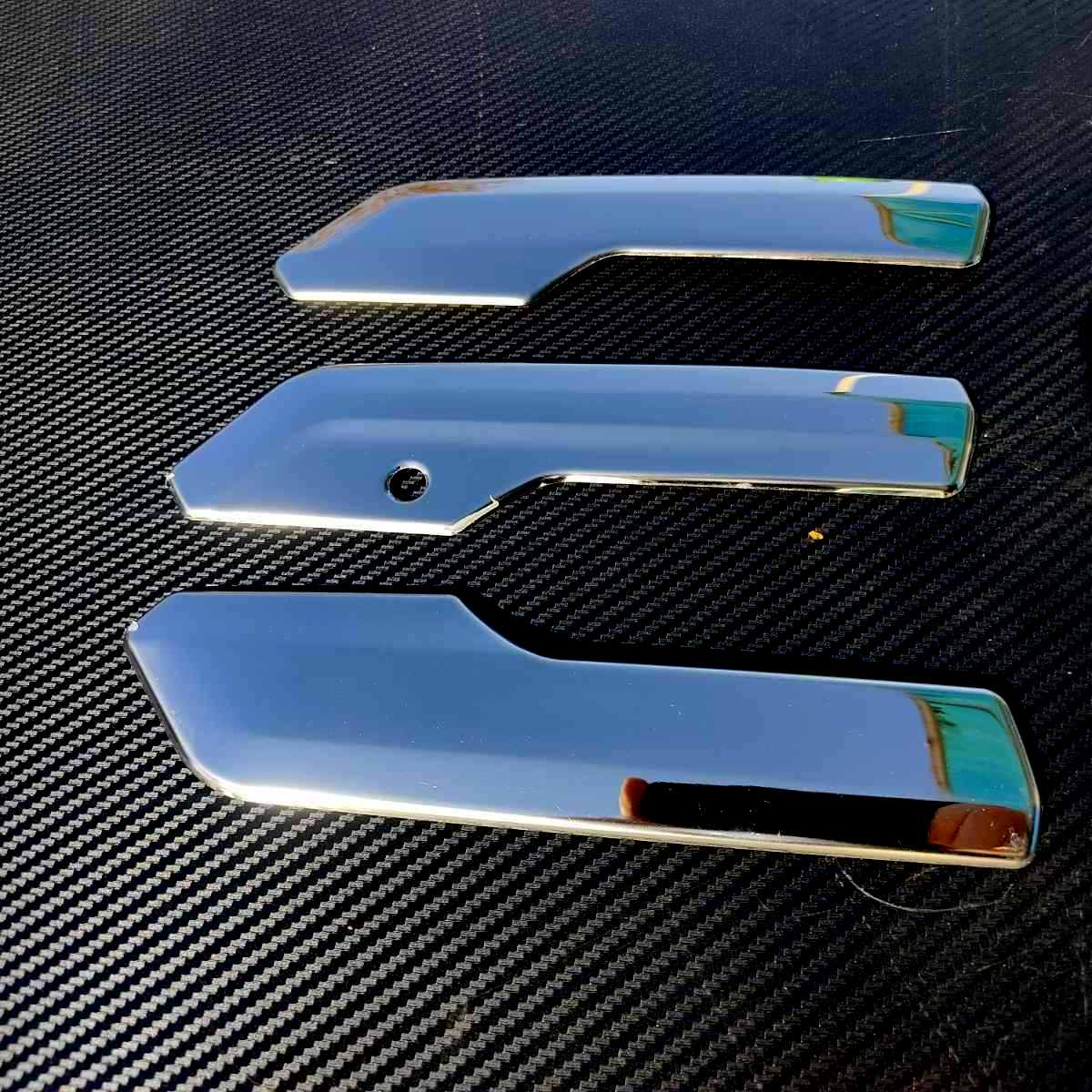 Накладки за дръжка на врата при огледало, щанцовани – подходящ за DAF XF/XG/XG+, FDF181, комплект 3 части, 220 mm