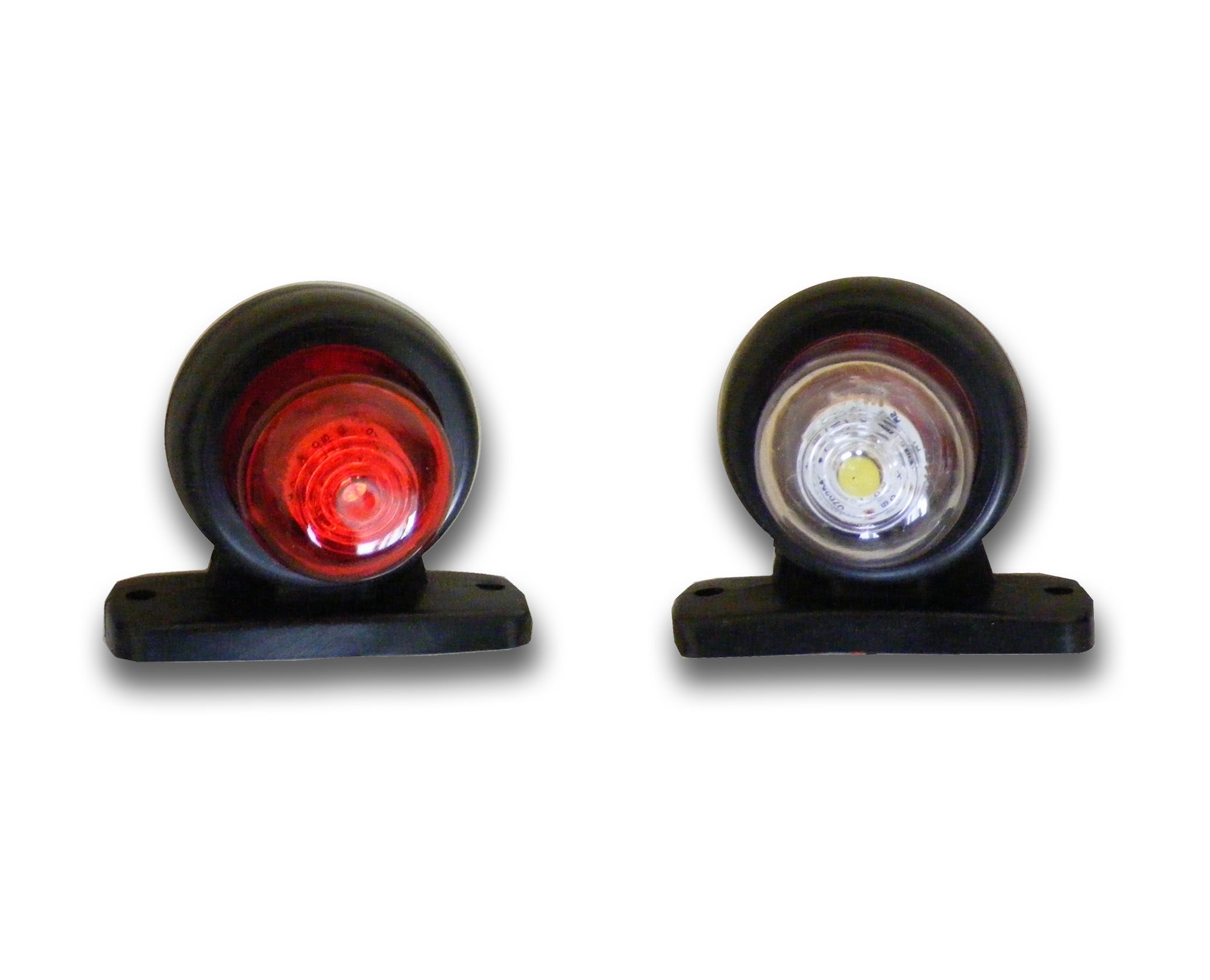 LED Marker Light White/Red 12/24 V 45 x 45 x 45 mm Universal Fit