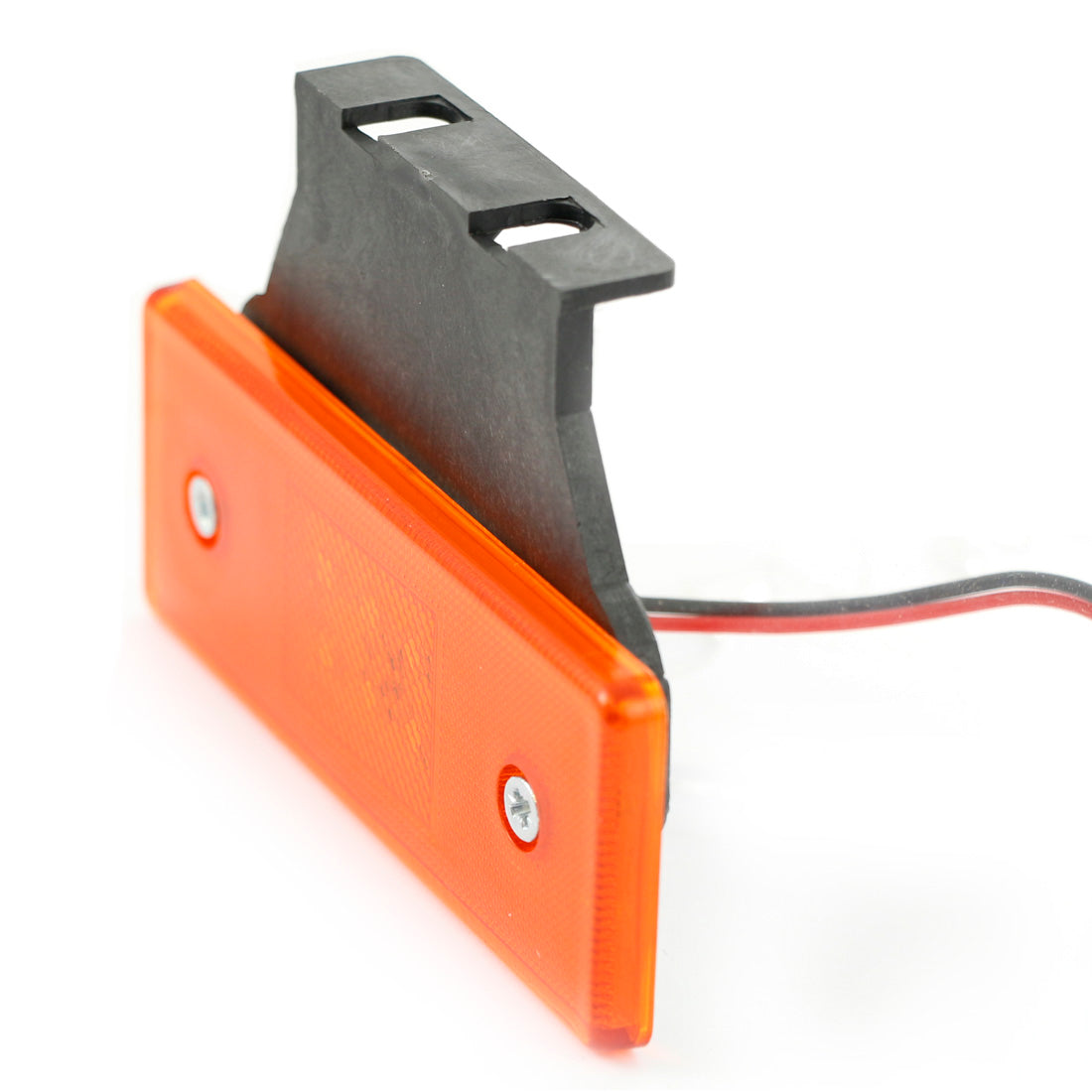 Feu de gabarit latéral LED jaune – 24 V, 6 LED, avec support de fixation