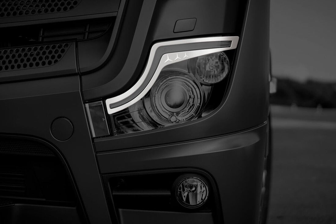 Scheinwerfer-Augenbrauenblenden-Set – geeignet für Mercedes Actros MP4/MP5