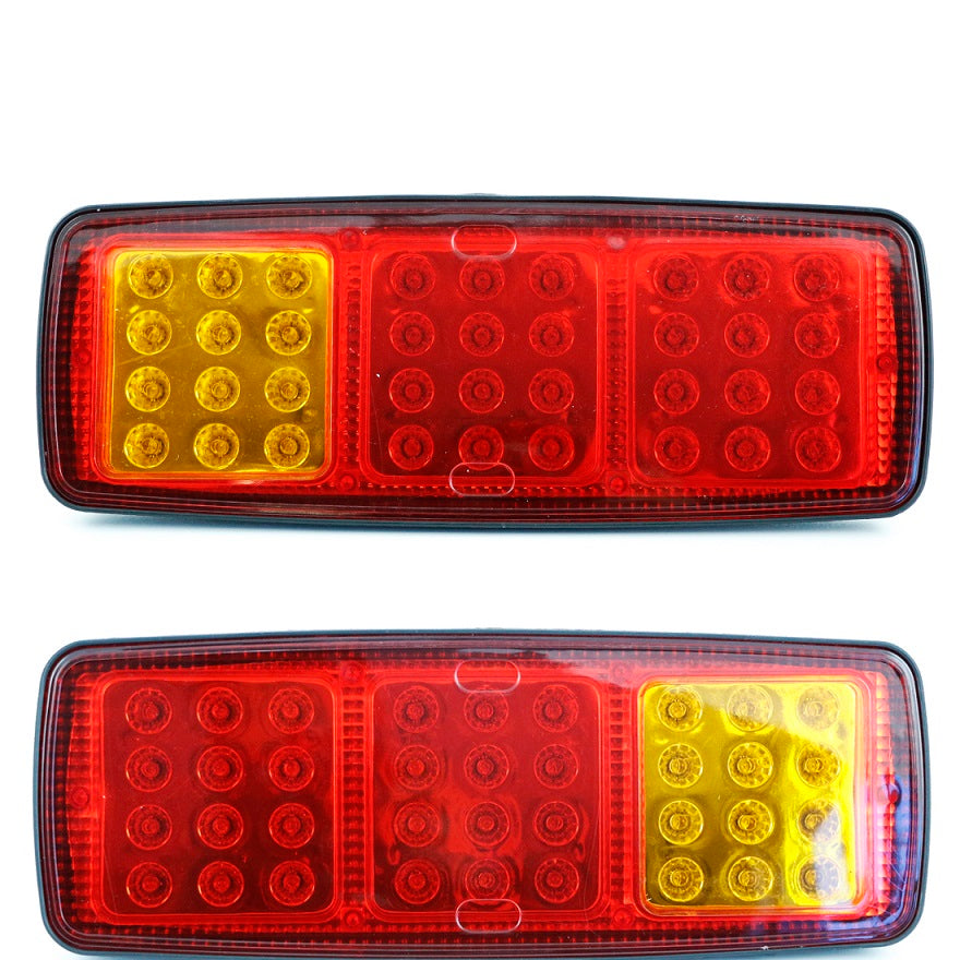 LED комбинирани задни светлини, 3-секционни, 12V, комплект 2 броя