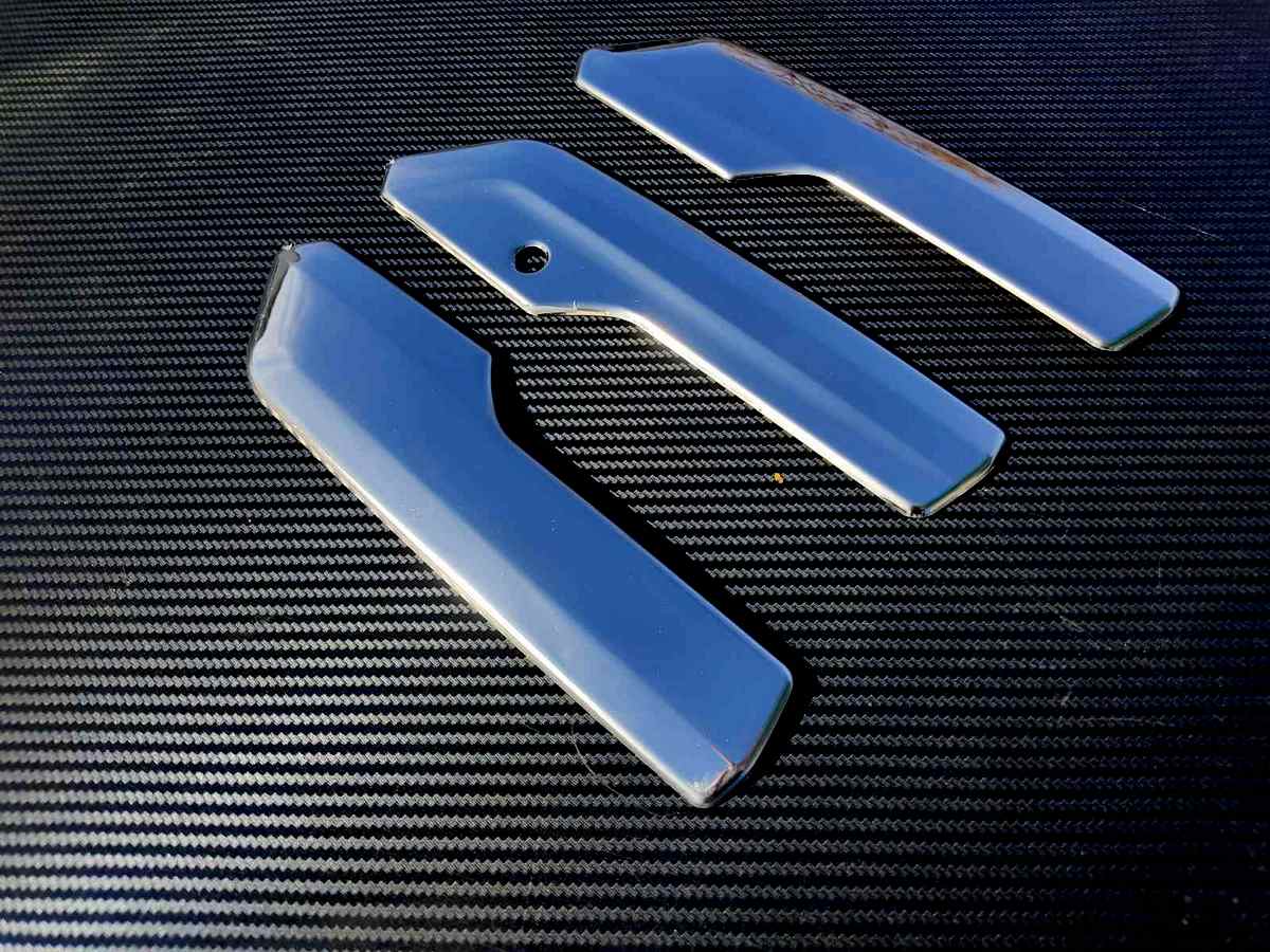 Накладки за дръжка на врата при огледало, щанцовани – подходящ за DAF XF/XG/XG+, FDF181, комплект 3 части, 220 mm