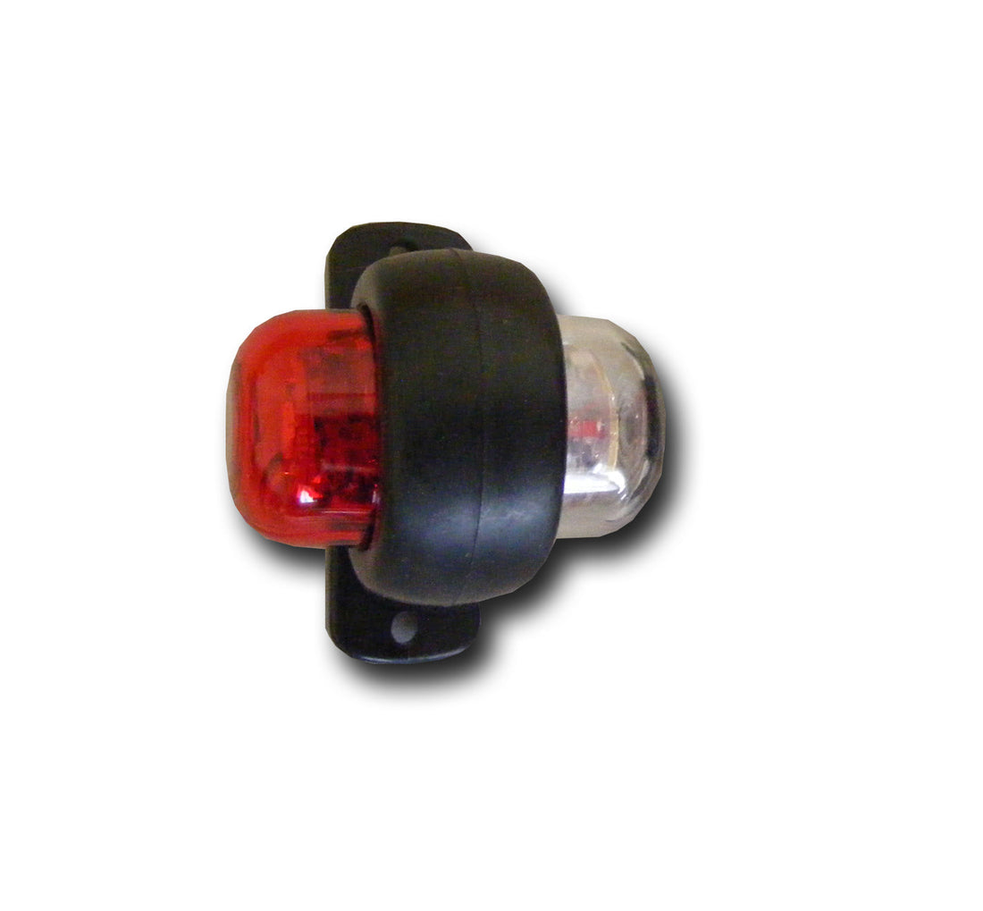 Universal LED Marker Light – Red/White, 24 V, 98 mm Height