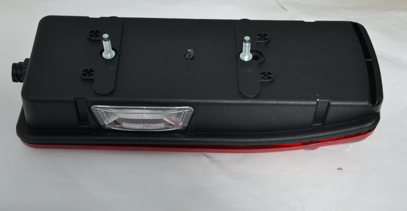 Ляв заден комбиниран стоп, с крушки, 400×160×89 mm, син, подходящ за MAN