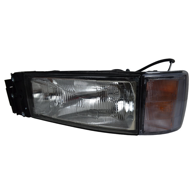 Projecteur droit – adapté pour Iveco Trakker, Eurotech, Euromover, Stralis et Eurostar 1991–2002, H3 + H4, réglage électrique