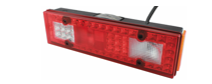 Feu arrière droit à LED – adapté pour Scania, Volvo et MAN, pièce de remplacement pour YP83, 46 × 12,5 × 9 cm