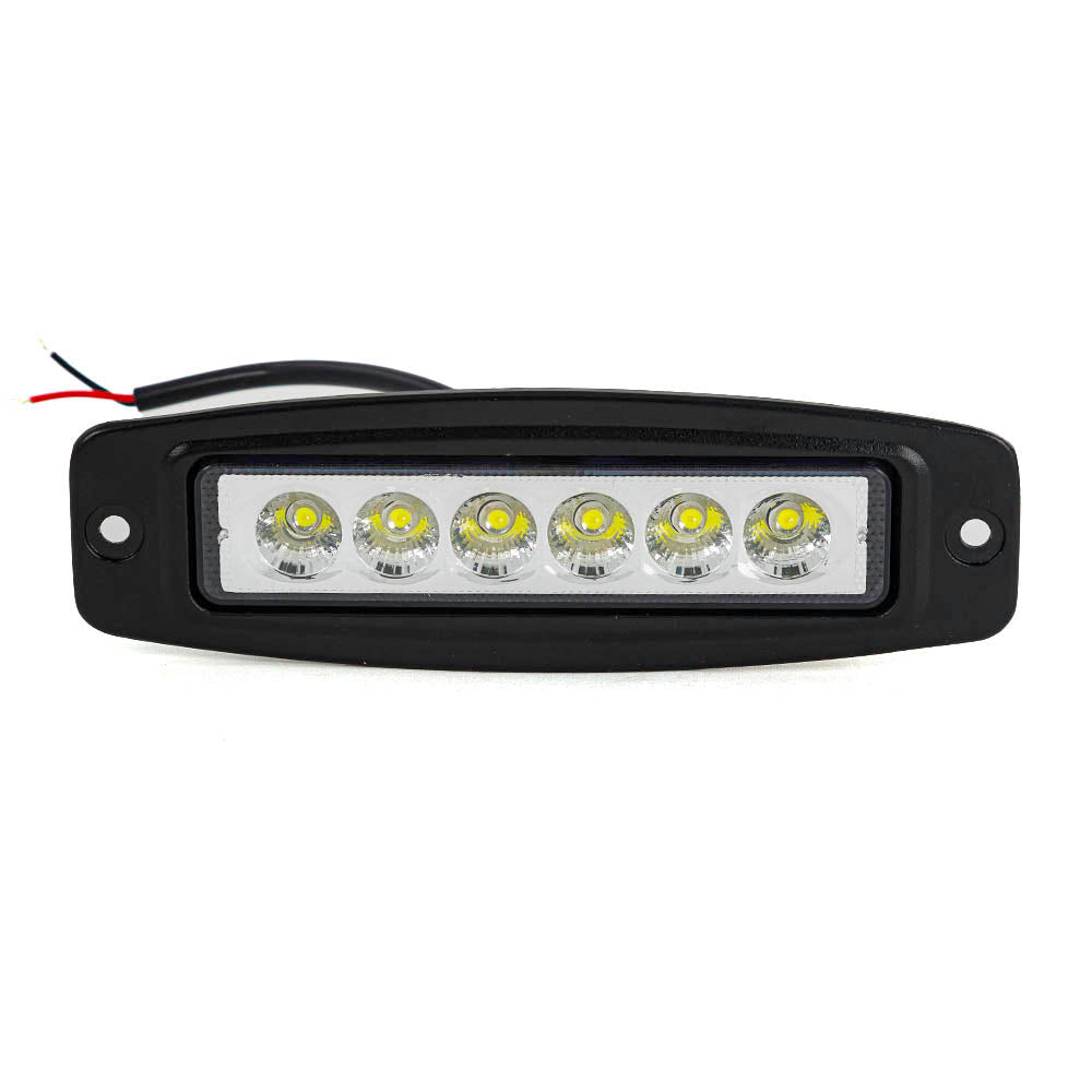 Recessed LED Floodlight – 18W, 6 Diodes, Built-In Mounting