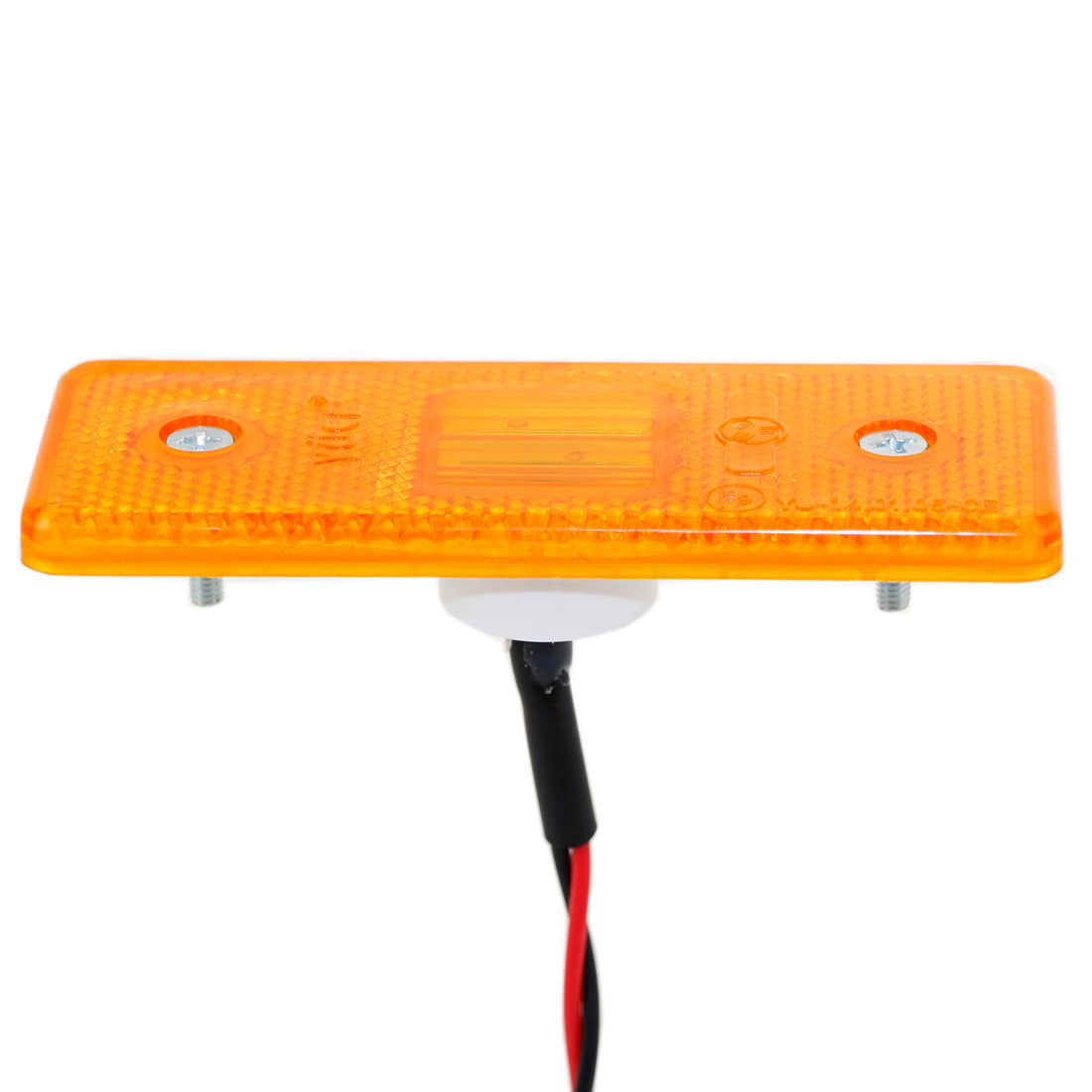 Gelbes LED-Umrisslicht 12/24 V, 4 LEDs, 110 x 42 x 6 mm