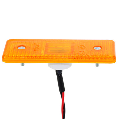 Gelbes LED-Umrisslicht 12/24 V, 4 LEDs, 110 x 42 x 6 mm