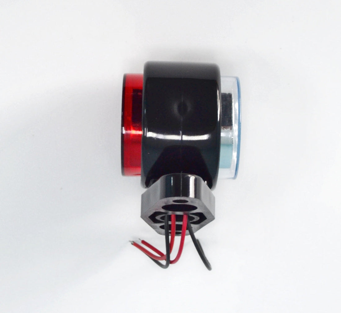 Κοντό LED φως σήμανσης τύπου κόρνας, λευκό/κόκκινο, 14 LED, 24V