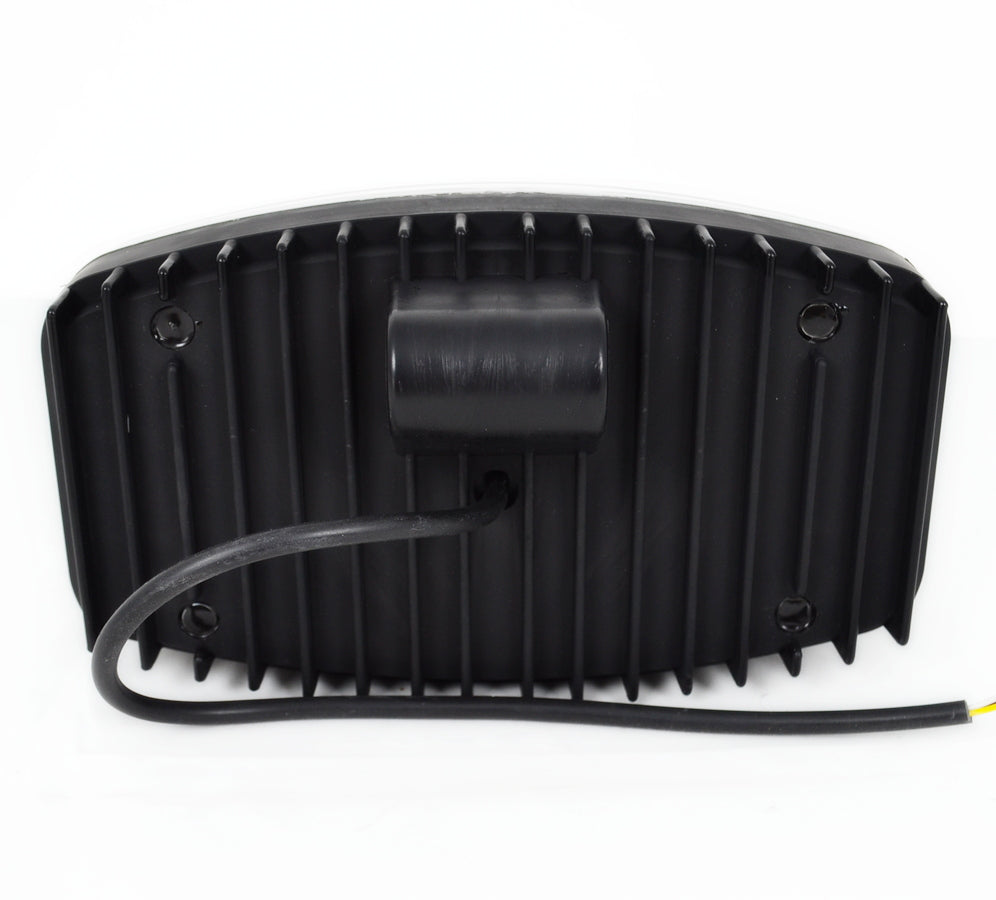 Feu combiné halogène ovale avec DRL néon, 16 LED, 12/24 V, 250×140×70 mm