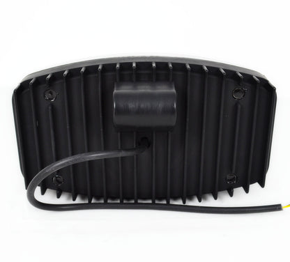 Feu combiné halogène ovale avec DRL néon, 16 LED, 12/24 V, 250×140×70 mm