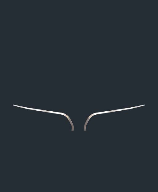 Διακοσμητικό πλαίσιο προβολέα ομίχλης – Πάνω από τον προβολέα ομίχλης, κατάλληλο για DAF XF/XG/XG+