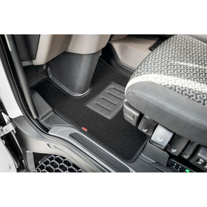 Jeu de tapis de sol en moquette – 2 pièces, adapté pour DAF LF et Renault Midlum/Premium