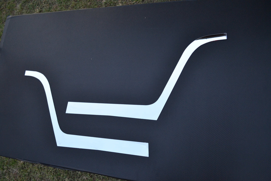 Комплект външни декоративни лайсни за фарове (тип „вежди“) – подходящ за Mercedes Actros MP4