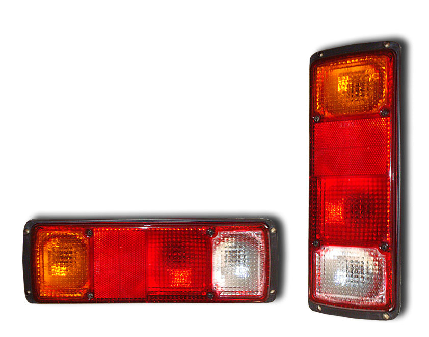 Комплект квадратни стопове за камион – подходящ за Dodge тип, 4-секционен