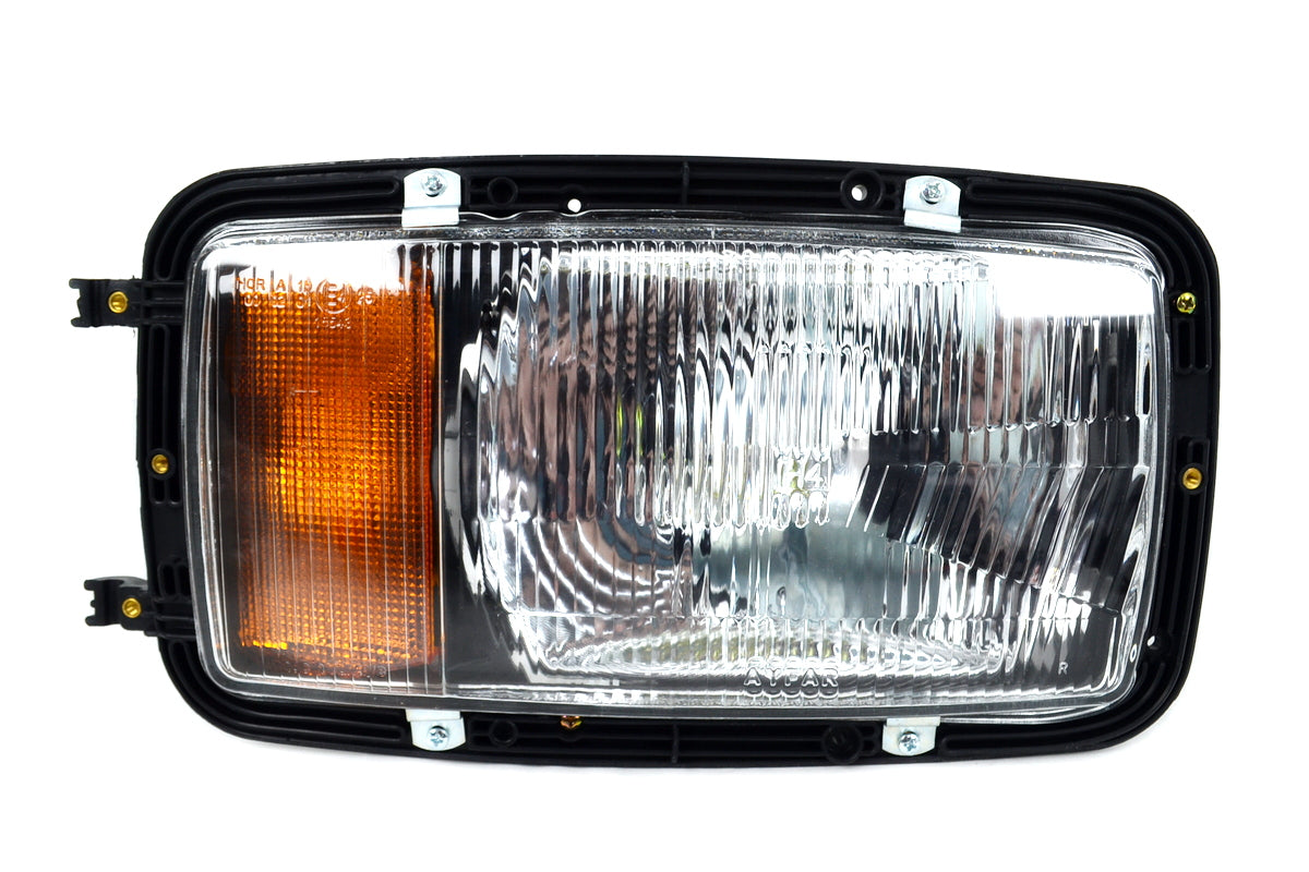 Projecteur droit avec clignotant – adapté pour Mercedes 2517/2521, 1973–1996, côté droit (RH)