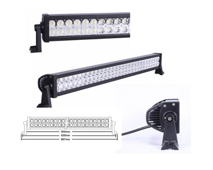 Barre lumineuse LED 180 W, 60 LED Epistar, 780 × 50 × 65 mm, 12/24 V