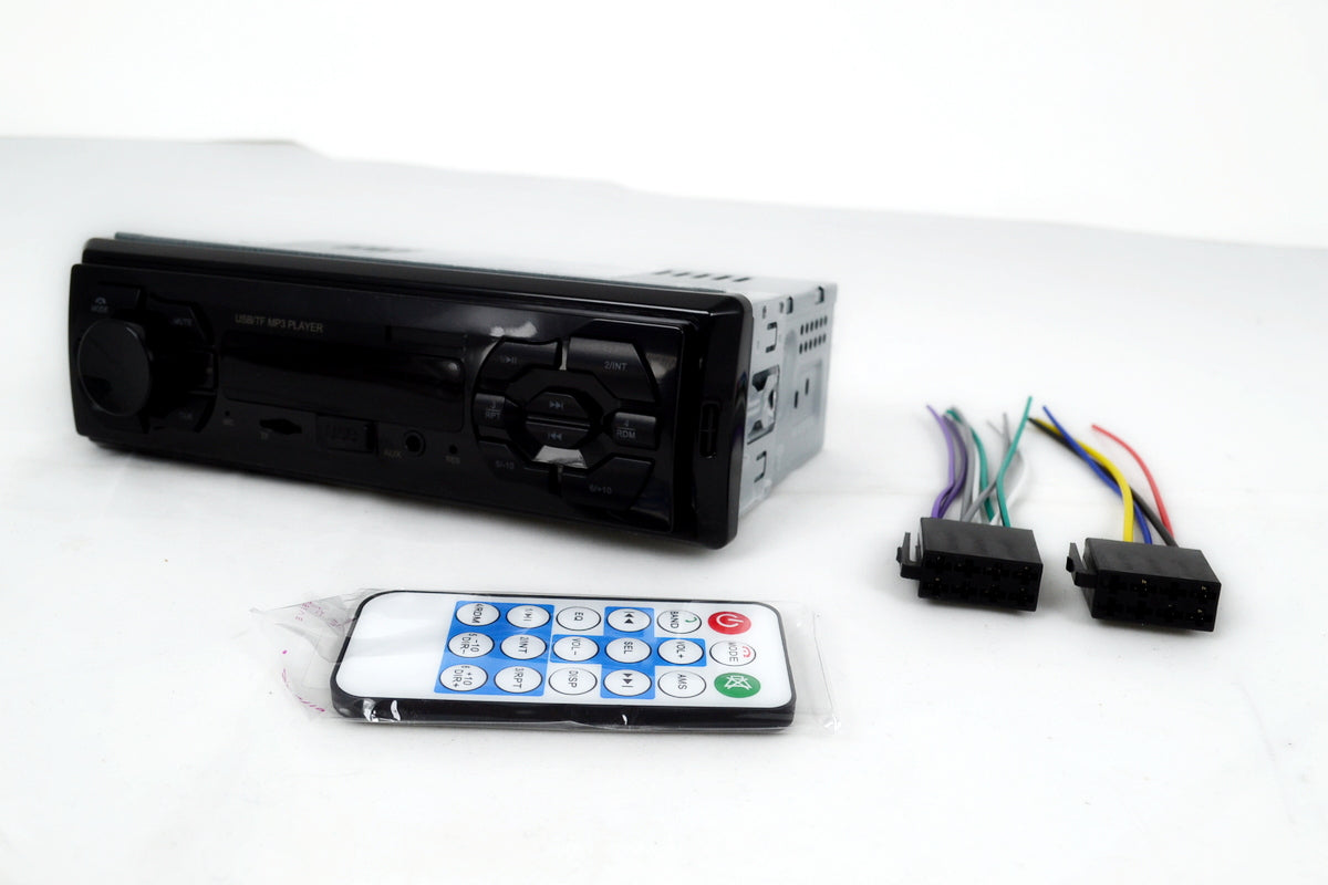 Ραδιόφωνο αυτοκινήτου MP3 με Bluetooth Handsfree, υποδοχή κάρτας SD και θύρα USB - Μαύρο