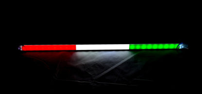 LED сигнална лента – 50 cm, червен/бял/зелен, 12/24 V предупредителна светлина