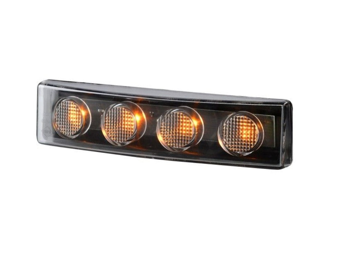 LED Roof Side Marker Light suitable for Scania – Amber, 12/24V, 18 x 43 x 5 mm