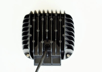 Projecteur de travail LED carré, vitre transparente, 48 W (16 x LED 3 W)