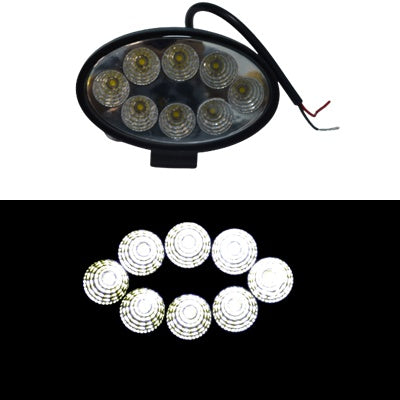 Projecteur de travail LED – Boîtier en aluminium, 8 LED, 24 W