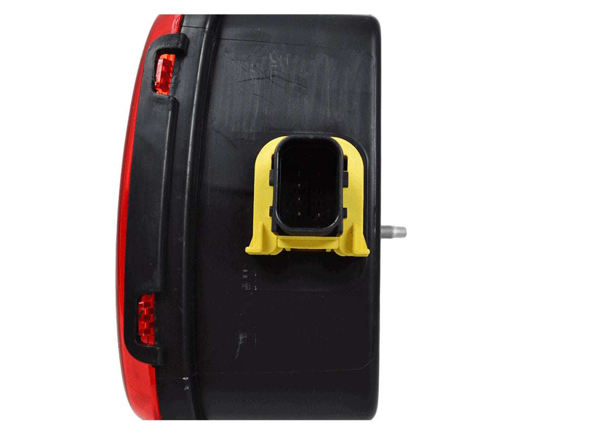 Feu arrière droit à LED – adapté pour camions DAF CF/XF, 24 V, 410×165×90 mm, 8 broches