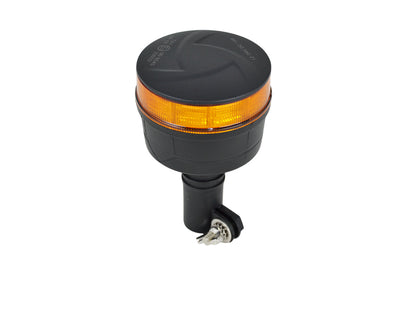 Gyrophare LED orange, multivoltage 12–30 V, feu de signalisation sur mât