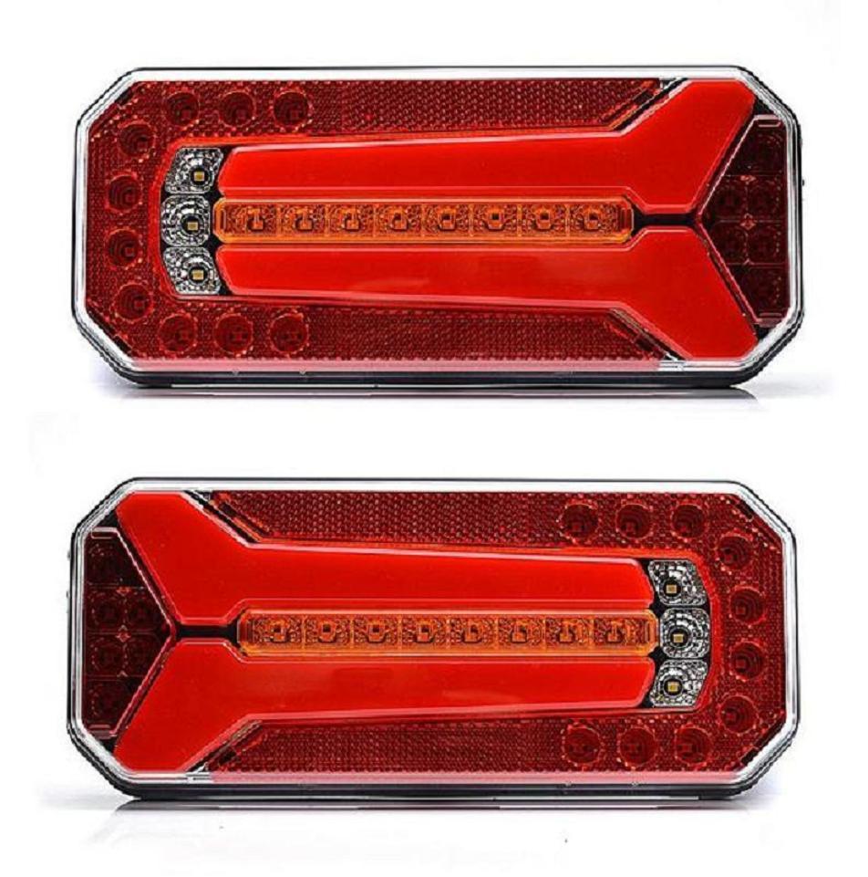 LED неон стоп LED стоп светлина 12/24V 236×104×40 mm с 150 mm монтаж и 2000 mm кабел