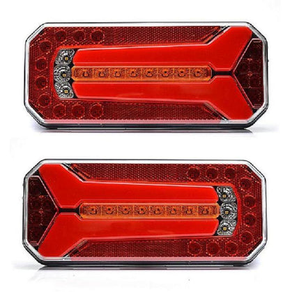 LED неон стоп LED стоп светлина 12/24V 236×104×40 mm с 150 mm монтаж и 2000 mm кабел