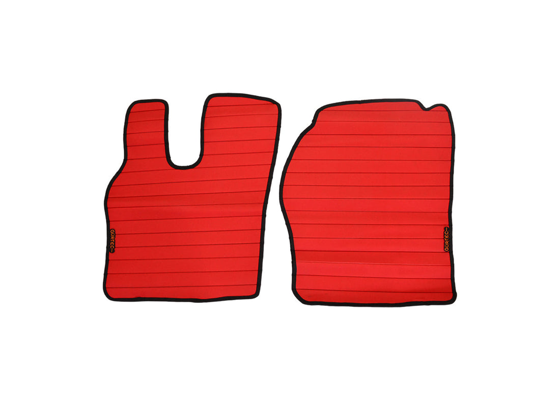 Αντιολισθητικά πατάκια δαπέδου κατάλληλο για Scania – Μαύρο/Κόκκινο, σετ 2 τεμαχίων