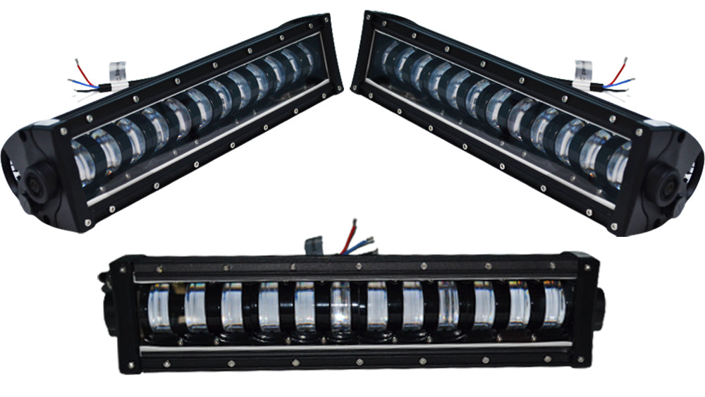 Barre lumineuse LED 96 W 12/24 V 340 x 75 x 90 mm avec LED CREE