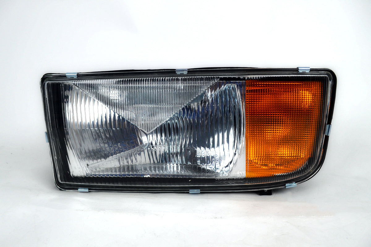 Ляв фар, подходящ за Mercedes Actros MP1 – 1996–2004 г., H4/W5W/P21W, електрическо регулиране на височината, без фар за мъгла