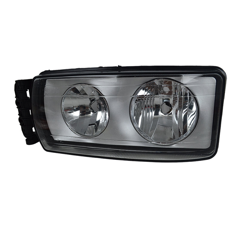 Projecteur droit adapté pour Iveco Stralis, EuroCargo, EuroTrakker et Tector – 2003–2013, H7/H7, avec fonction antibrouillard