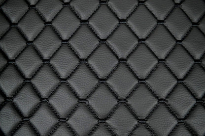 Black Eco Leather Floor Mats – suitable for Iveco Daily VI 2014+