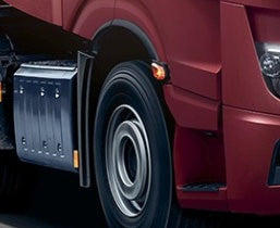 Kunststoff-Kotflügelverbreiterung vorne – geeignet für Mercedes Actros MP4/MP5