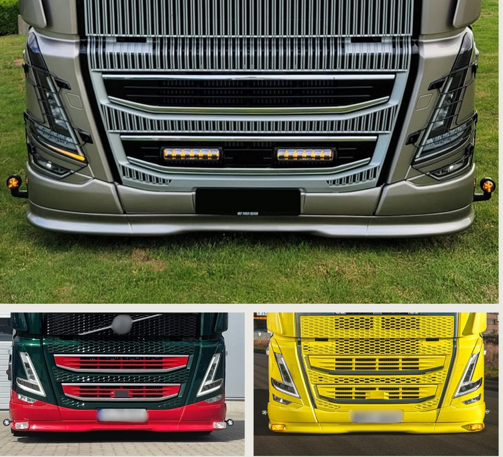 Extension inférieure de pare-chocs avant en plastique – adaptée pour Volvo FH4/FH5 2013+, ABS