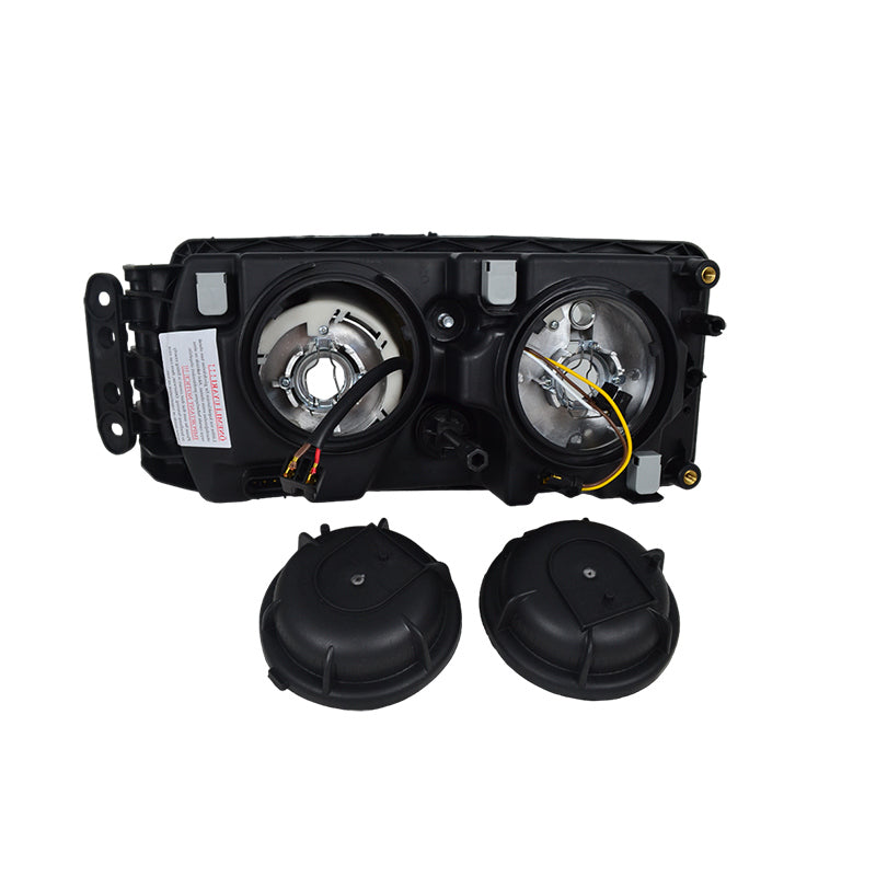 Projecteur gauche adapté pour Iveco Stralis – 2003–2013, H7/H7, réglage électrique de l’assiette, sans moteur