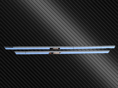 V8 Upper Side Skirt Tank Trim Kit – 4-Piece Stainless Steel Set suitable for Scania S/R NextGen