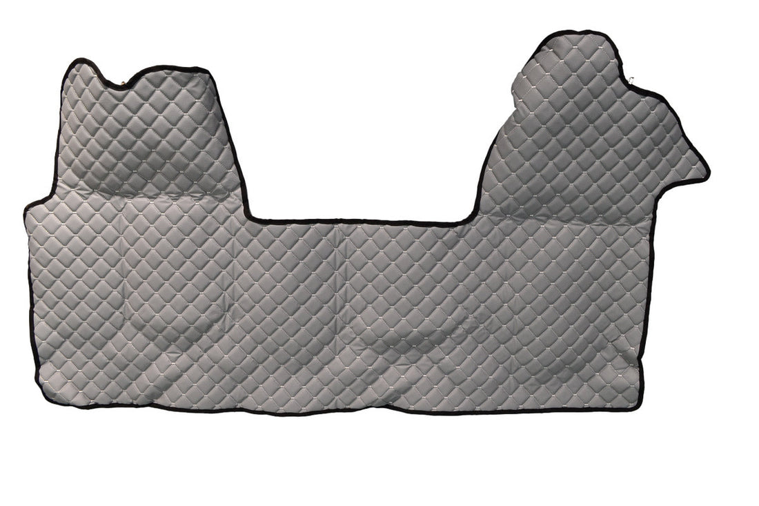 Light Grey Leather Floor Mats – suitable for Renault Master III 2010+, 1+2 Seats